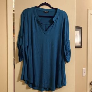 Othyroce dark turquoise knit shirt